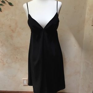 White House Black Market black slip dress
